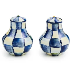 MacKenzie-Childs Royal Check Salt  Pepper Shakers| Table Accessories|Serveware