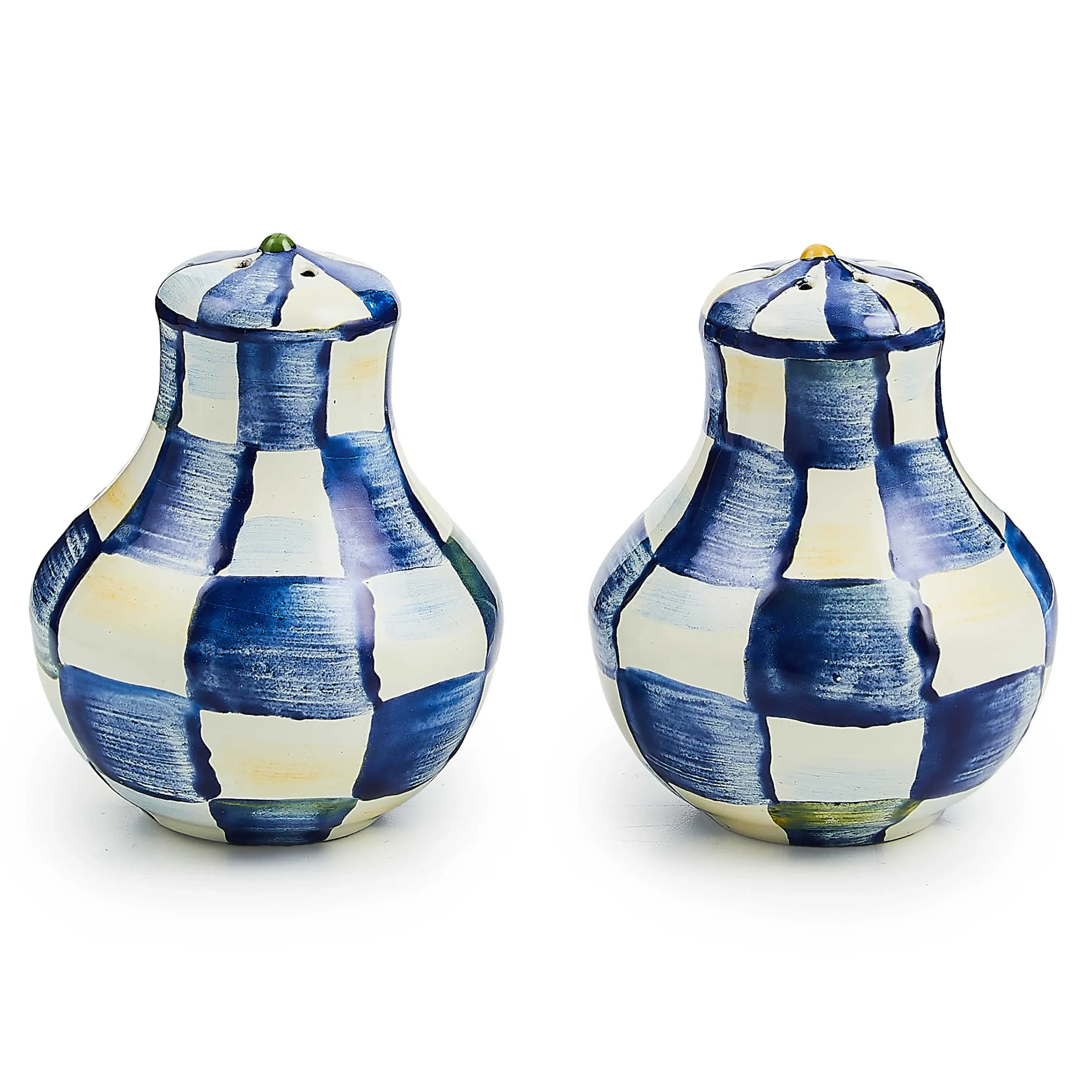 MacKenzie-Childs Royal Check Salt Pepper Shakers| Table Accessories|Serveware