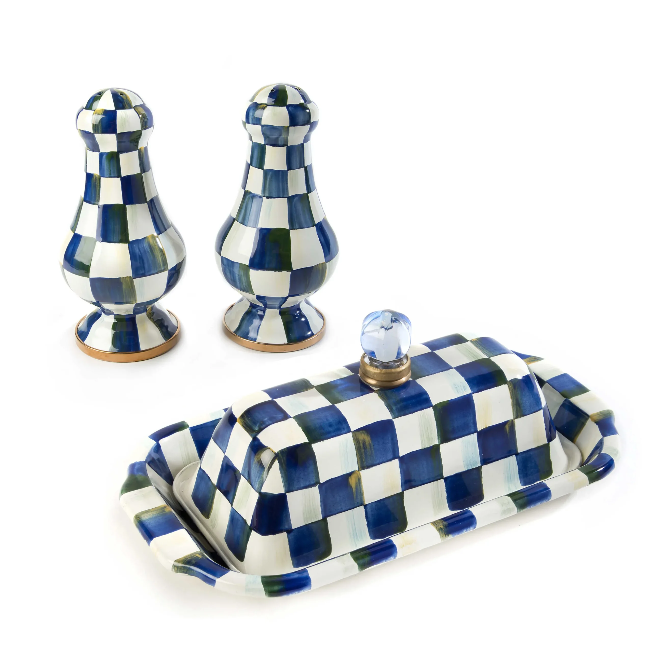 MacKenzie-Childs Royal Check Service Set| Kitchen & Dining Sets|Serveware