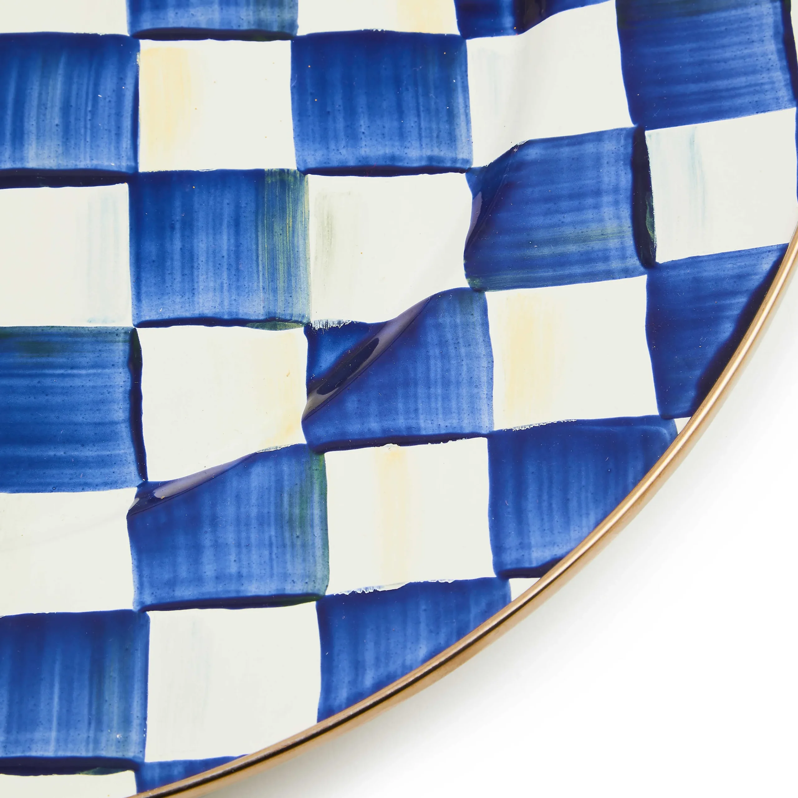 MacKenzie-Childs Royal Check Serving Platter| Bar Entertaining|Serveware