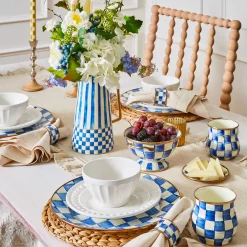 MacKenzie-Childs Royal Check Simply Anything Bowl| Serveware