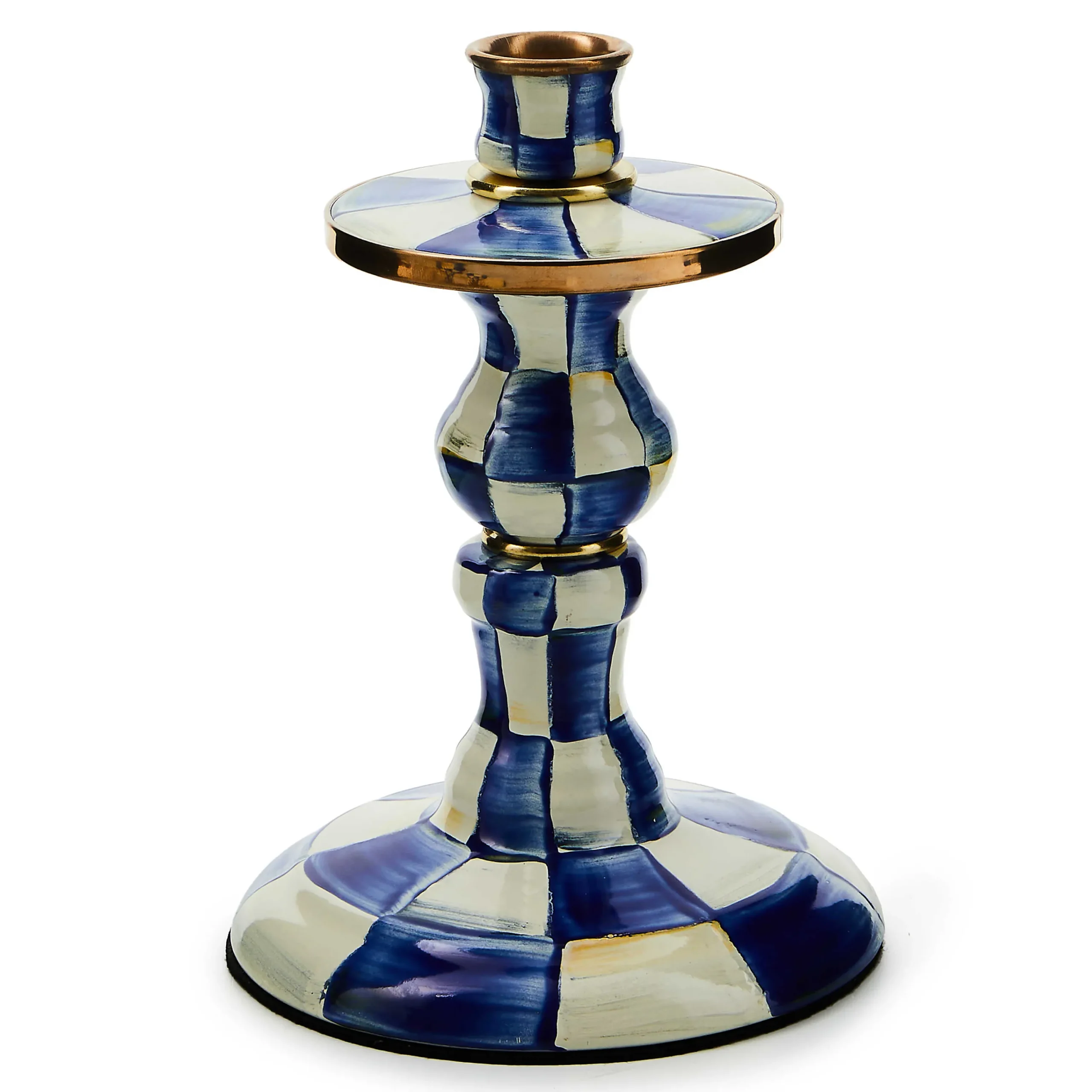 MacKenzie-Childs Royal Check Small Candlestick| Candles & Fragrances