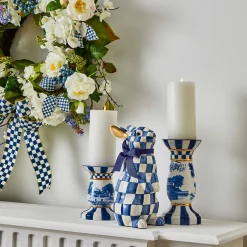 MacKenzie-Childs Royal Check Standing Bunny| Easter|Spring
