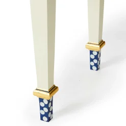 MacKenzie-Childs Royal Check  Stripe Console Table| Storage Furniture|Living Room