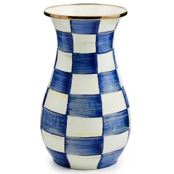 MacKenzie-Childs Royal Check Tall Vase| Spring|Room Accents