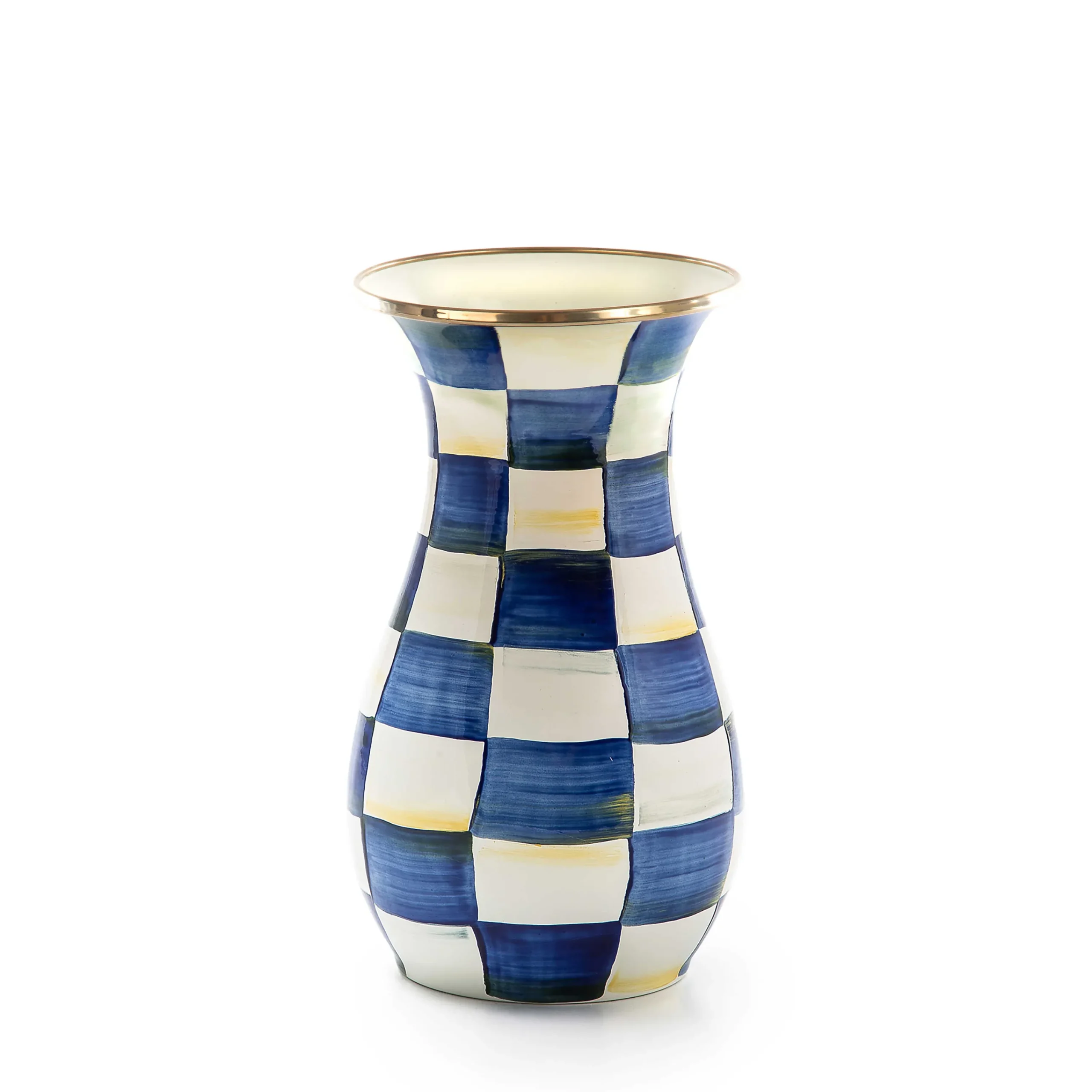 MacKenzie-Childs Royal Check Tall Vase| Spring|Room Accents
