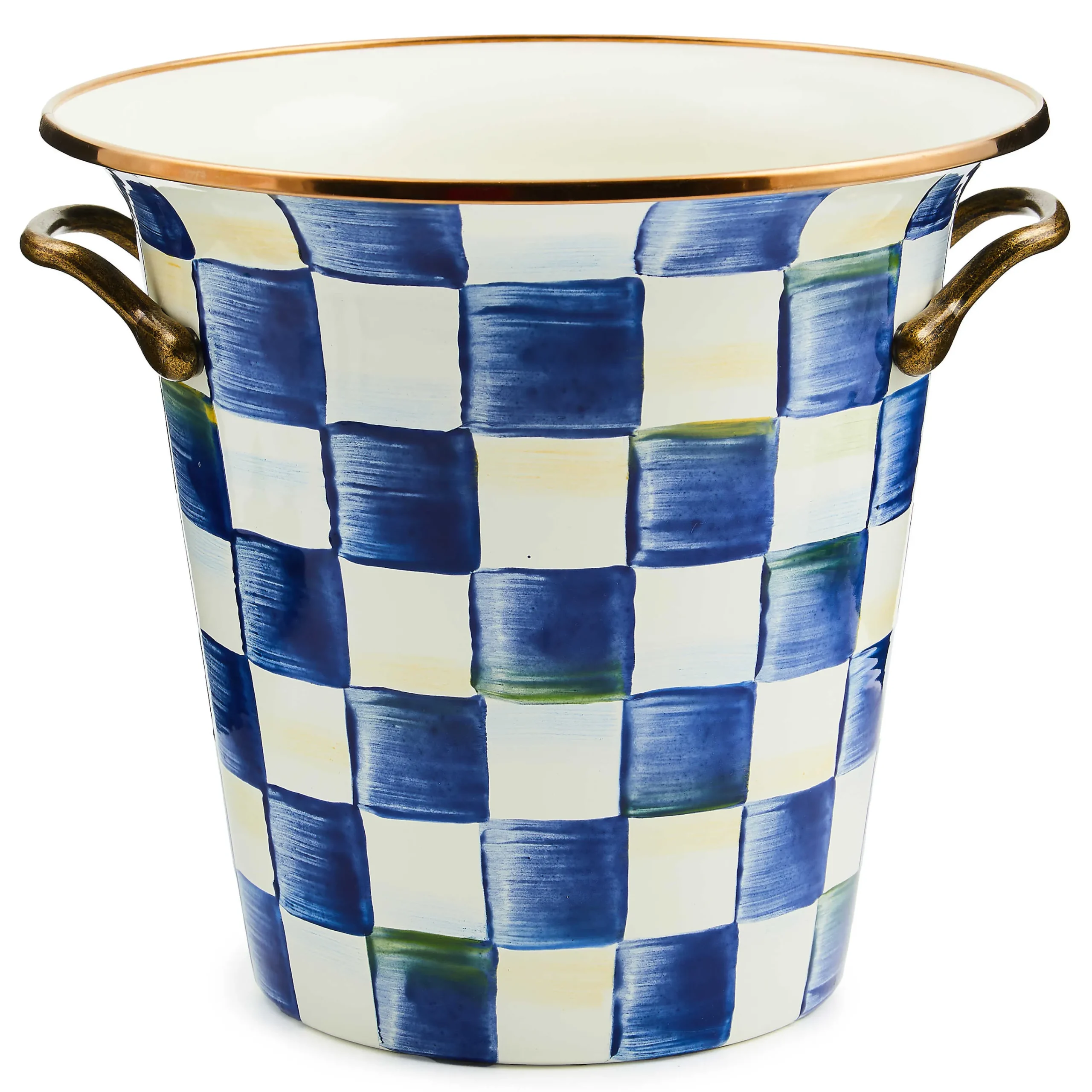 MacKenzie-Childs Royal Check Wine Cooler| Drinkware|Bar Entertaining
