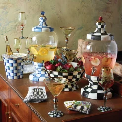 MacKenzie-Childs Royal Check Wine Cooler| Drinkware|Bar Entertaining