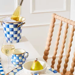 MacKenzie-Childs Royal Check Wine Cooler| Drinkware|Bar Entertaining