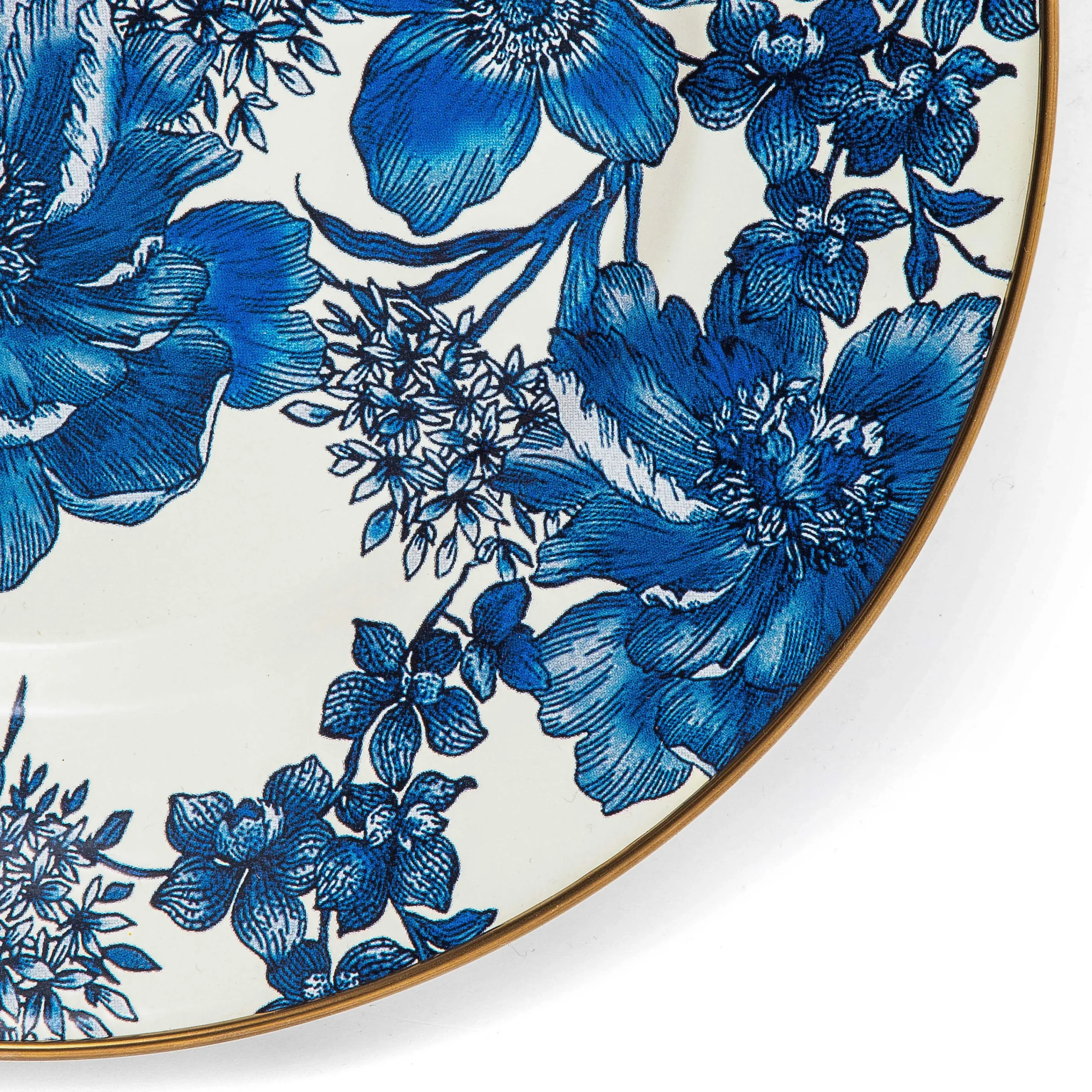 MacKenzie-Childs Royal English Garden Enamel Dinner Plate| Spring|Dinnerware & Flatware