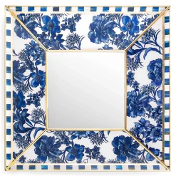 MacKenzie-Childs Royal English Garden Square Wall Mirror| Room Accents