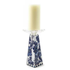 MacKenzie-Childs Royal English Garden Tall Candle Holder| Spring|Candles & Fragrances