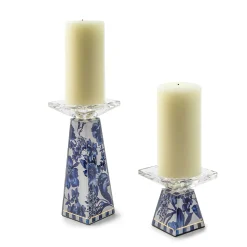 MacKenzie-Childs Royal English Garden Tall Candle Holder| Spring|Candles & Fragrances
