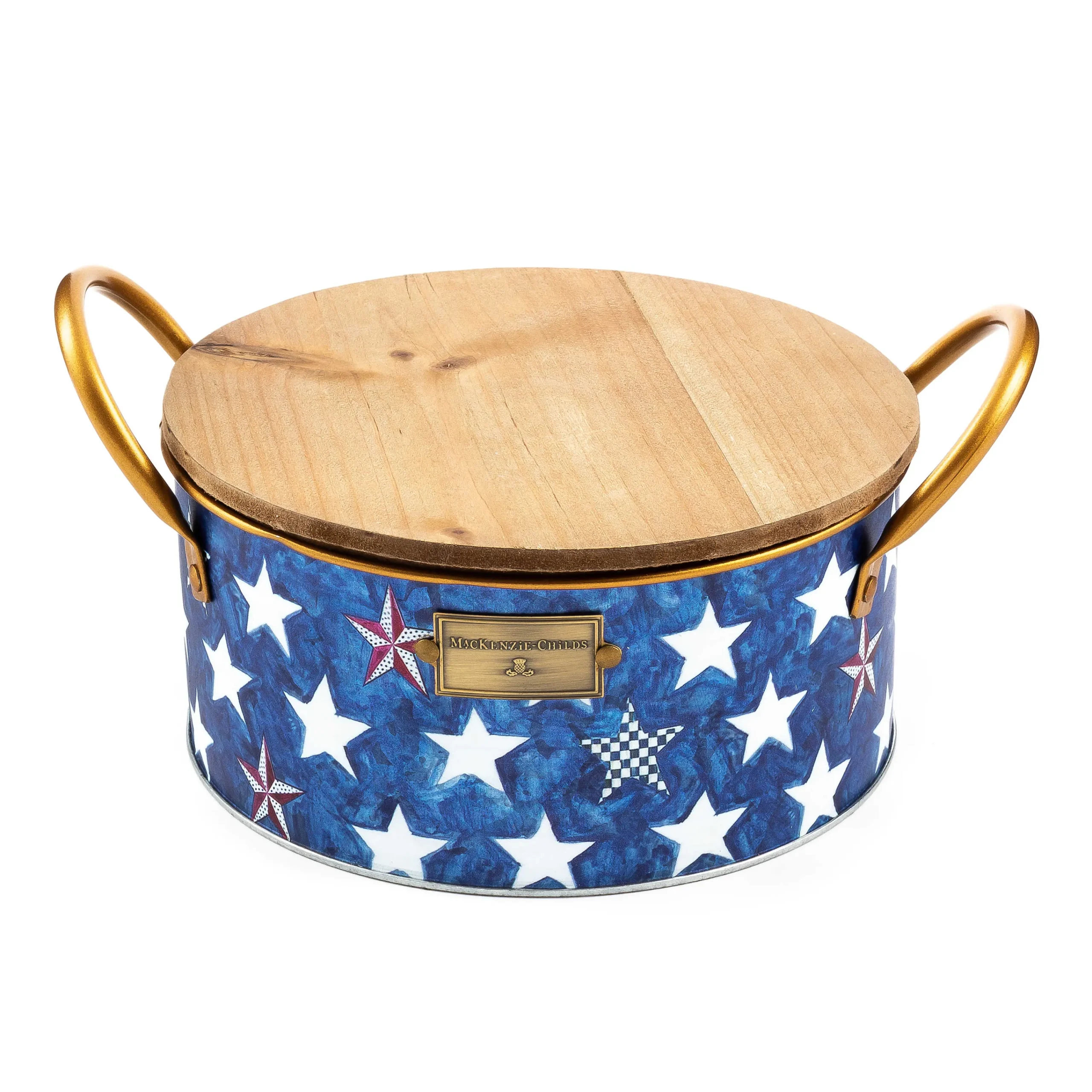 MacKenzie-Childs Royal Star Large Citronella Candle| Candles & Fragrances|Bar Entertaining