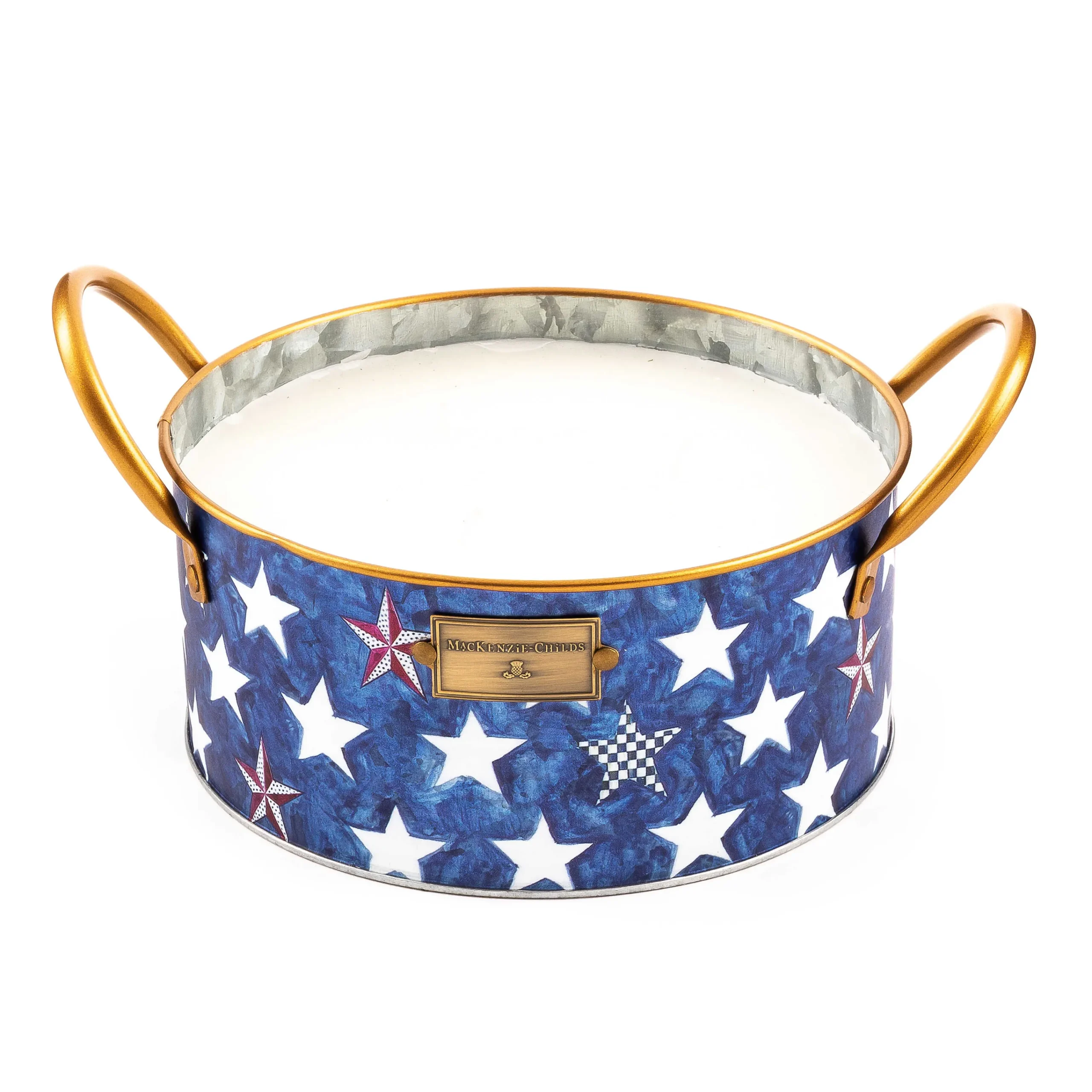 MacKenzie-Childs Royal Star Large Citronella Candle| Candles & Fragrances|Bar Entertaining