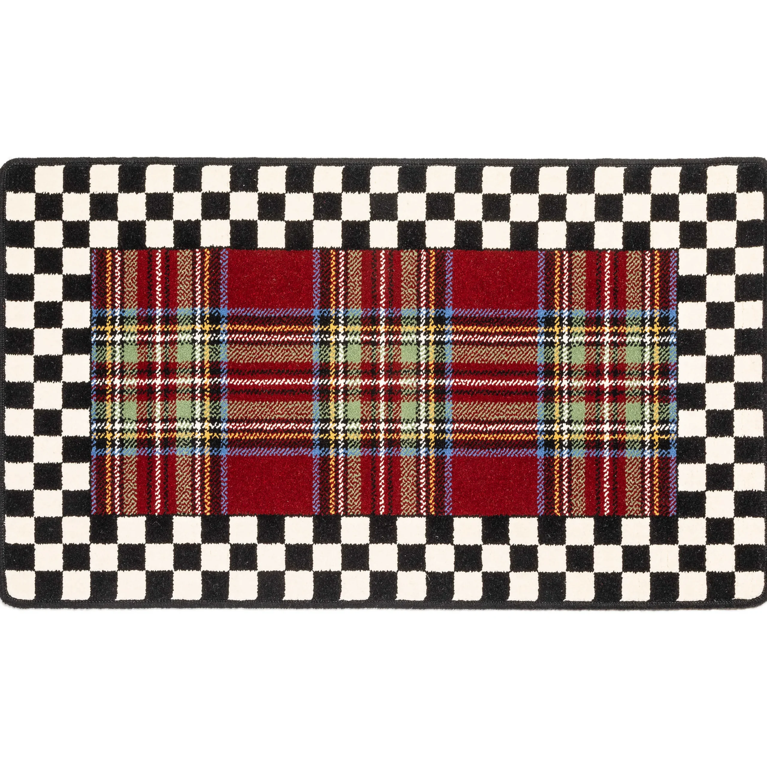 MacKenzie-Childs Royal Stewart Tartan Rug - 2'3 x 3'9| Holiday|Rugs