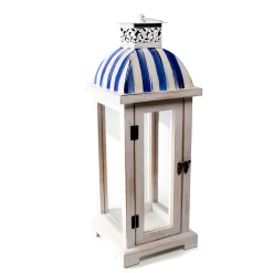 MacKenzie-Childs Royal Stripe Lantern| Spring|The Fall Shop