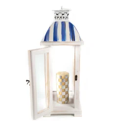 MacKenzie-Childs Royal Stripe Lantern| Spring|The Fall Shop