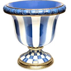 MacKenzie-Childs Royal Stripe Urn| Spring|The Fall Shop