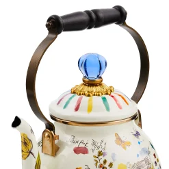 MacKenzie-Childs Sketchbook 2 Quart Tea Kettle| Fall Entertaining|Tea Kettles