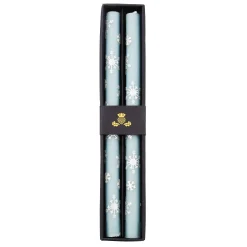 MacKenzie-Childs Snowflake Dinner Candles, Set of 2| Holiday|Candles & Fragrances