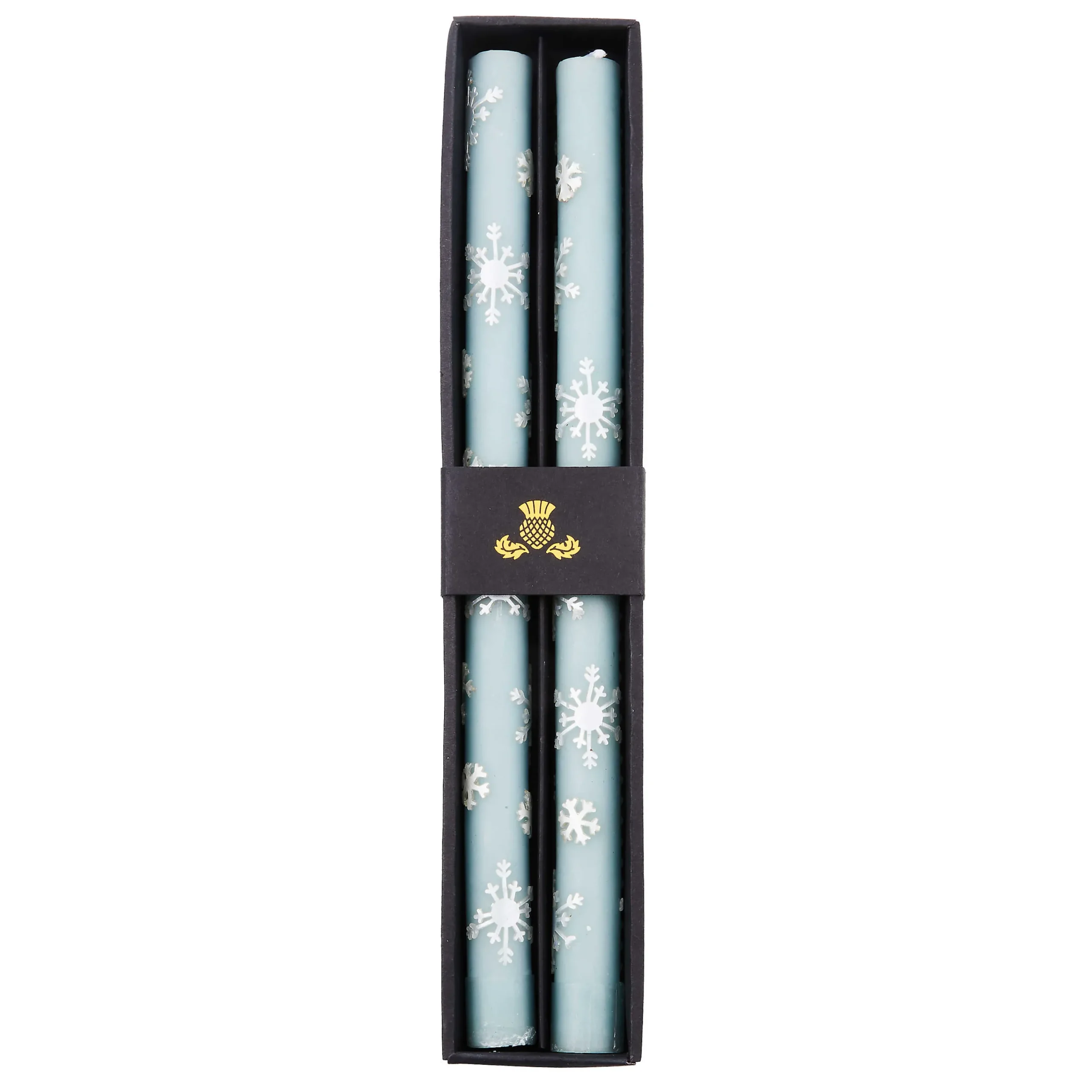 MacKenzie-Childs Snowflake Dinner Candles, Set of 2| Holiday|Candles & Fragrances