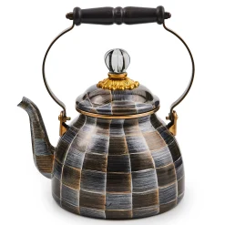 MacKenzie-Childs Sophisticheck 2 Quart Tea Kettle| Fall Entertaining|Tea Kettles
