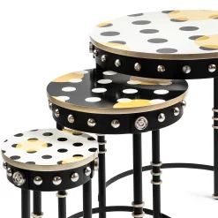 MacKenzie-Childs Spot On Nesting Tables, Set of 3| Living Room
