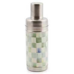MacKenzie-Childs Sterling Check 3260 Cocktail Shaker| Fall Entertaining|Bar Entertaining