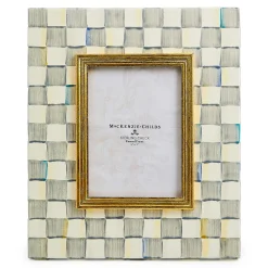 MacKenzie-Childs Sterling Check 5 x 7 Frame| Room Accents