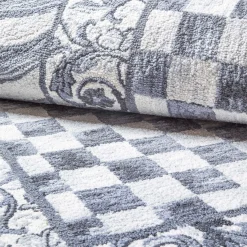 MacKenzie-Childs Sterling Check 8' x 10' Rug| Rugs
