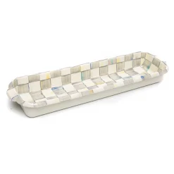MacKenzie-Childs Sterling Check Baguette Dish| Serveware