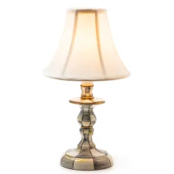 MacKenzie-Childs Sterling Check Candlestick Lamp| Lighting