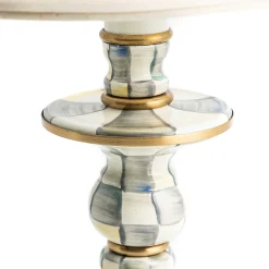 MacKenzie-Childs Sterling Check Candlestick Lamp| Lighting