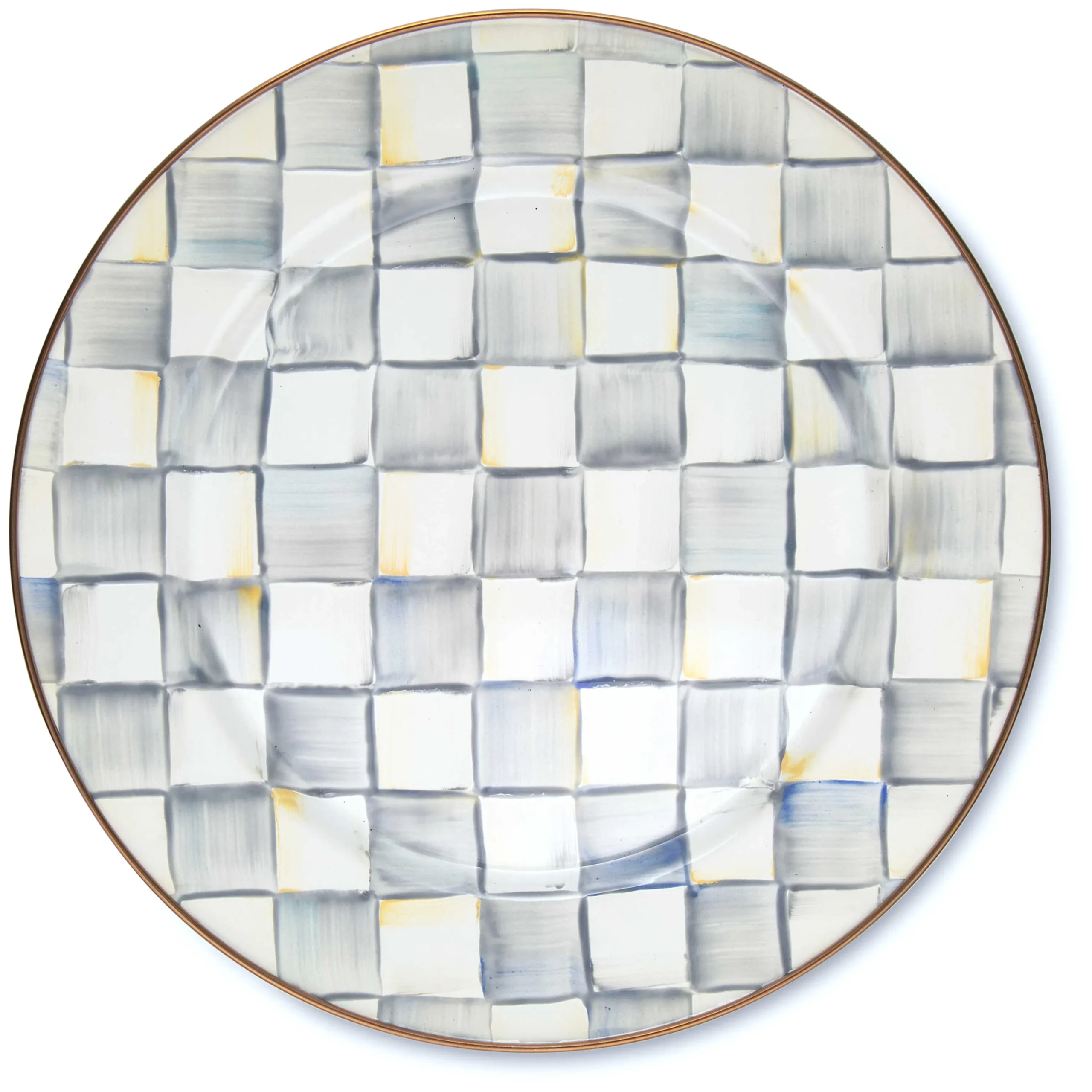 MacKenzie-Childs Sterling Check Charger/Plate| Dinnerware & Flatware