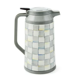 MacKenzie-Childs Sterling Check Coffee Carafe| The Coffee Shop|Serveware