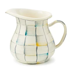 MacKenzie-Childs Sterling Check Creamer| The Coffee Shop|Serveware