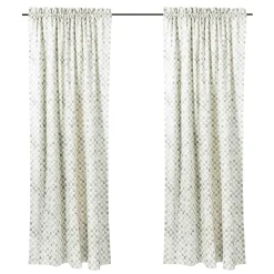 MacKenzie-Childs Sterling Check Curtain Panel| Room Accents