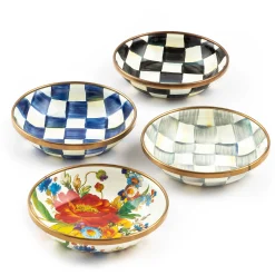 MacKenzie-Childs Sterling Check Dipping Bowl| Serveware