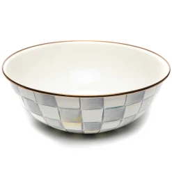 MacKenzie-Childs Sterling Check Extra Large Everyday Bowl| Serveware