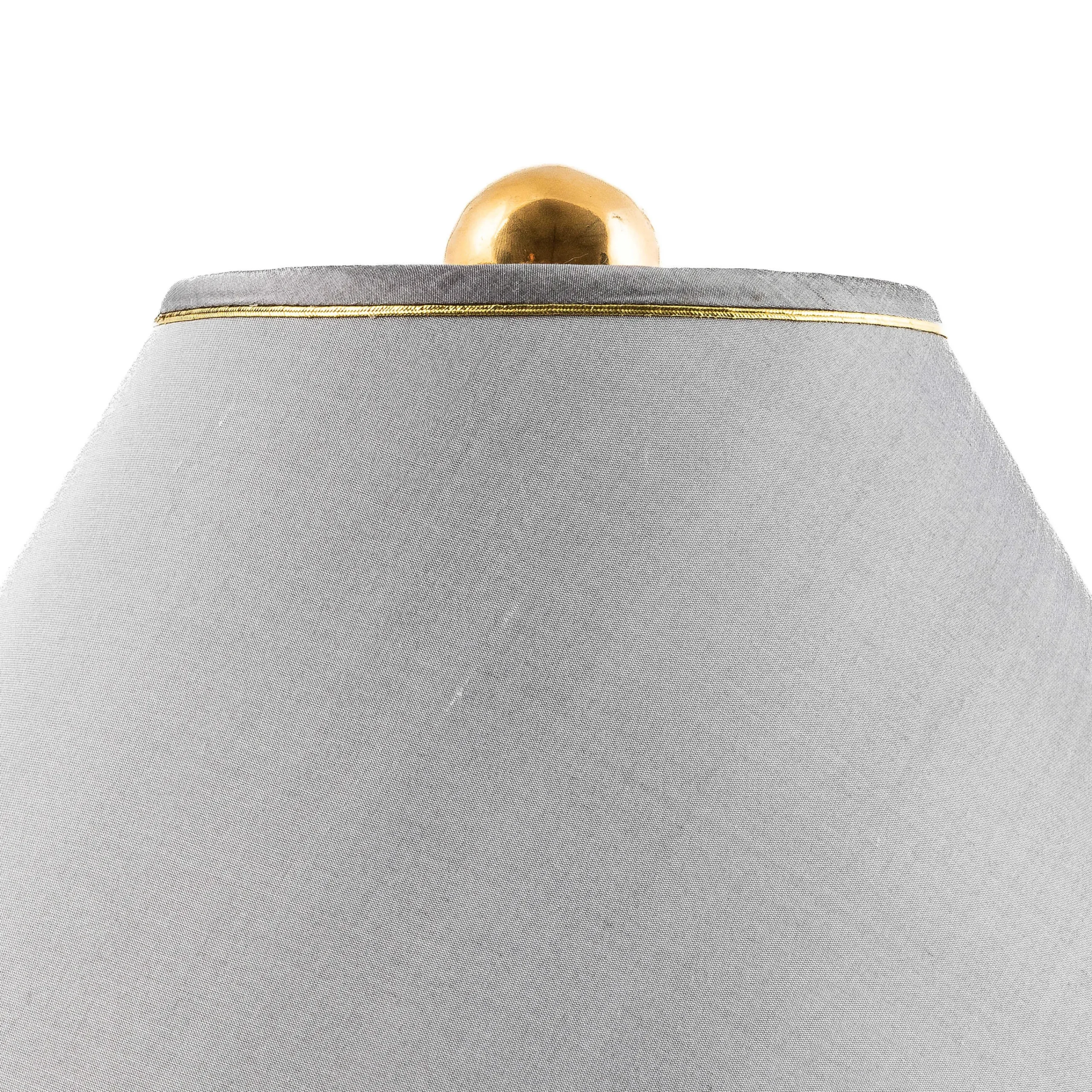 MacKenzie-Childs Sterling Check Groovy Table Lamp| Lighting