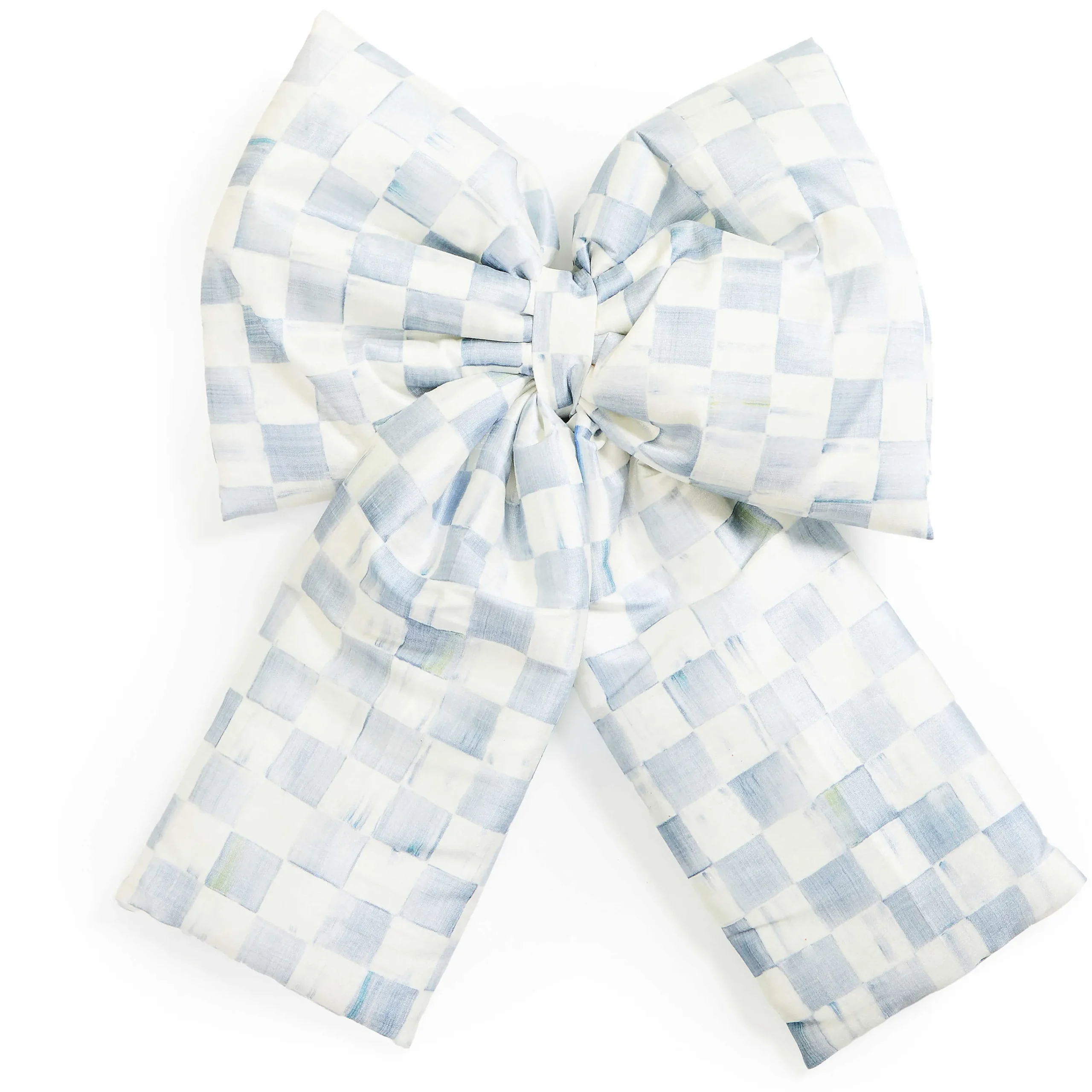 MacKenzie-Childs Sterling Check Large Bow| Finishing Touches|Room Accents