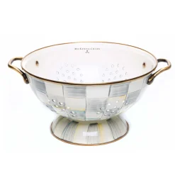 MacKenzie-Childs Sterling Check Large Colander| Kitchen Utensils & Tools