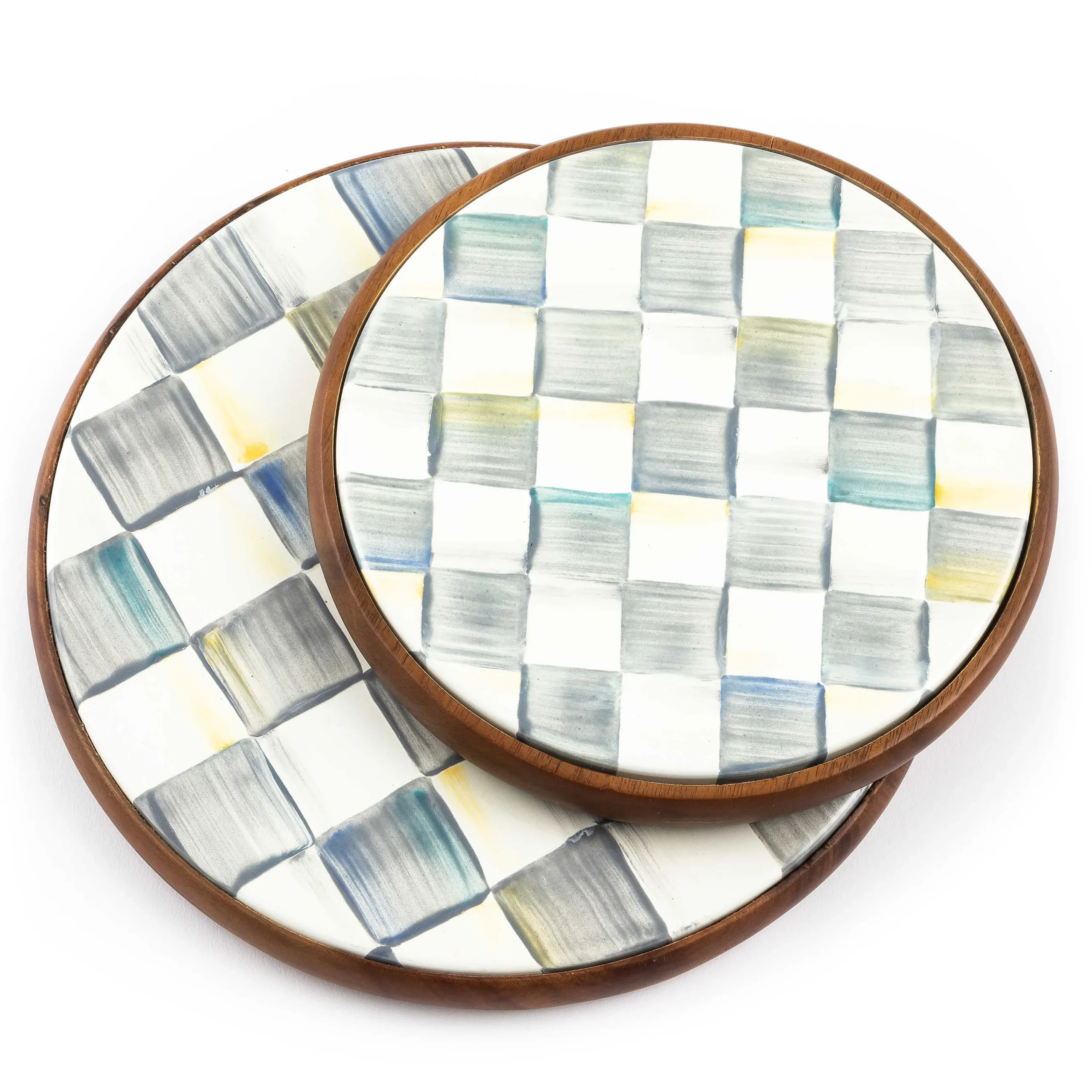 MacKenzie-Childs Sterling Check Large Trivet| Fall Entertaining|Kitchen Utensils & Tools