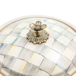 MacKenzie-Childs Sterling Check Medium Casserbole| Fall Entertaining|Cookware & Bakeware
