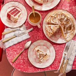 MacKenzie-Childs Sterling Check Napkin| Fall Entertaining|Kitchen & Table Linens