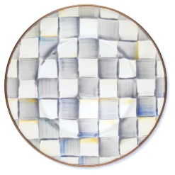 MacKenzie-Childs Sterling Check Salad/Dessert Plate| Dinnerware & Flatware
