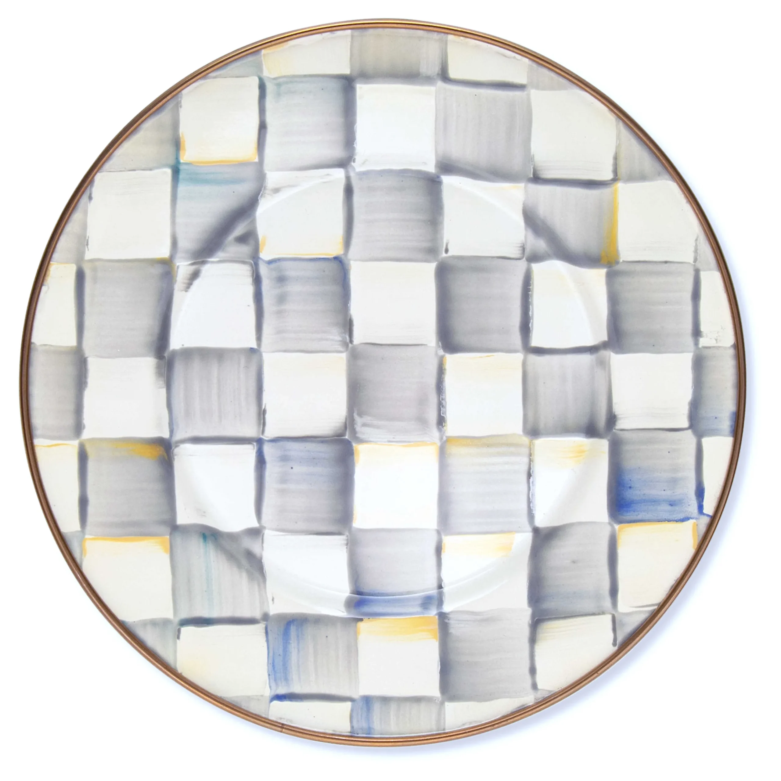 MacKenzie-Childs Sterling Check Salad/Dessert Plate| Dinnerware & Flatware
