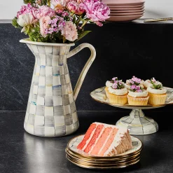MacKenzie-Childs Sterling Check Salad/Dessert Plate| Dinnerware & Flatware