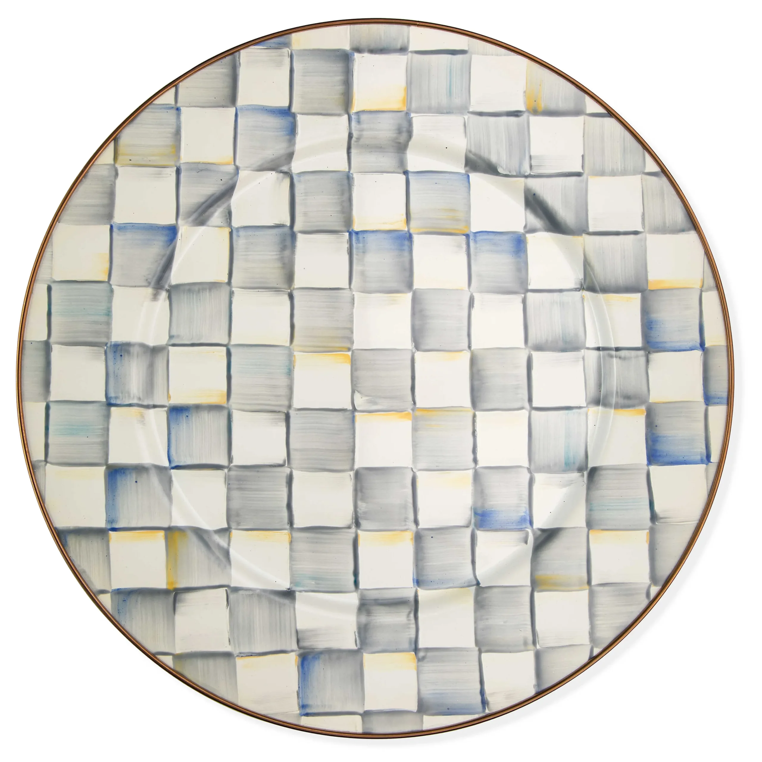 MacKenzie-Childs Sterling Check Serving Platter| Bar Entertaining|Serveware